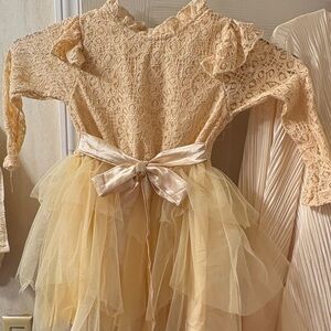 Elegant Lace and Tulle Kids Costume